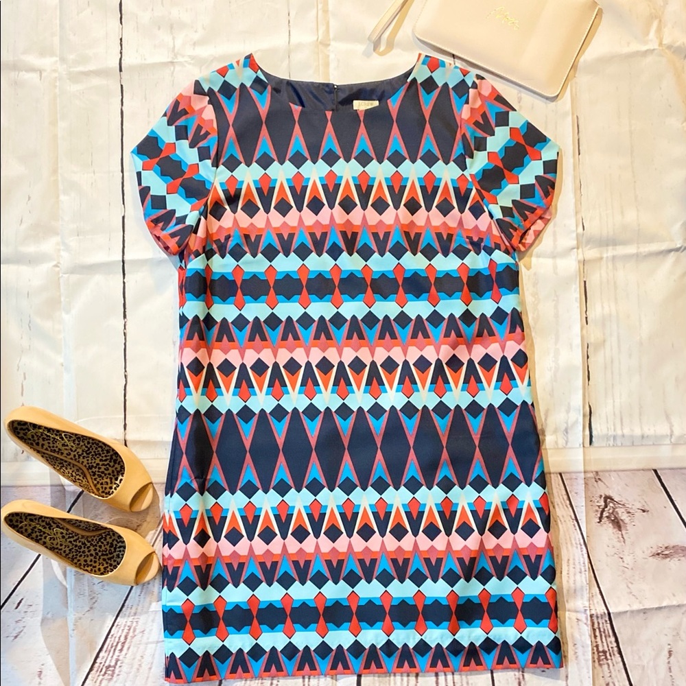 🔺Like New🔺 J. Crew Short Sleeve Midi Dress